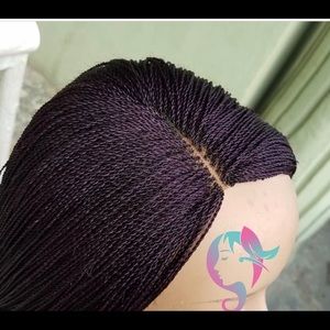 Trending Purple braided wig